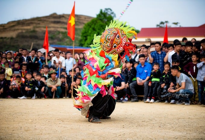 Lễ hội múa sư tử mèo tại Lạng Sơn.