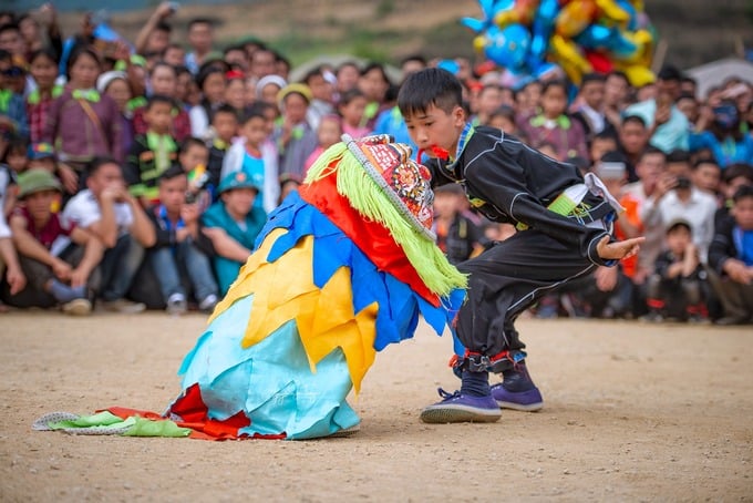 Lễ hội múa sư tử mèo tại Lạng Sơn.