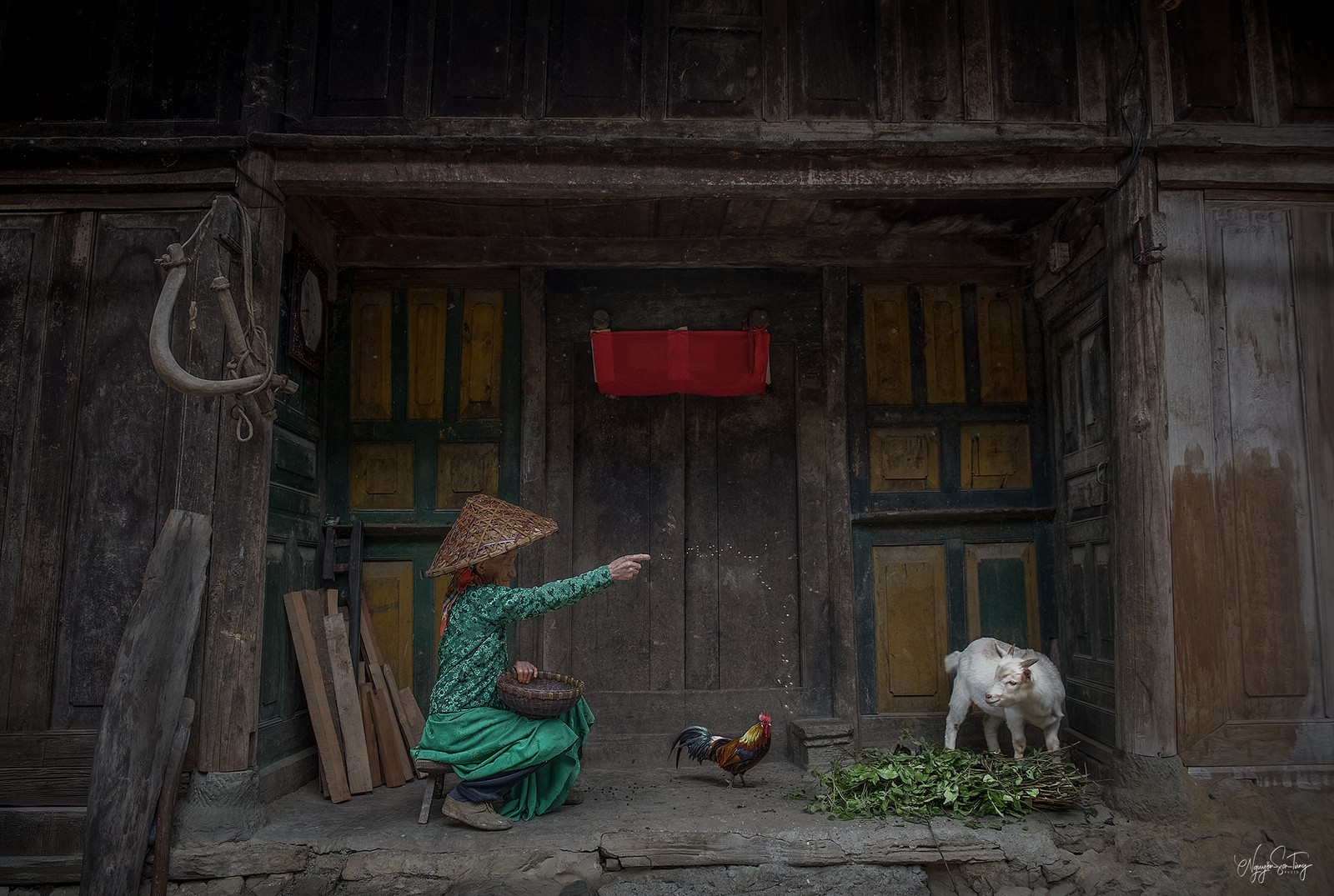 Chiều ở bản